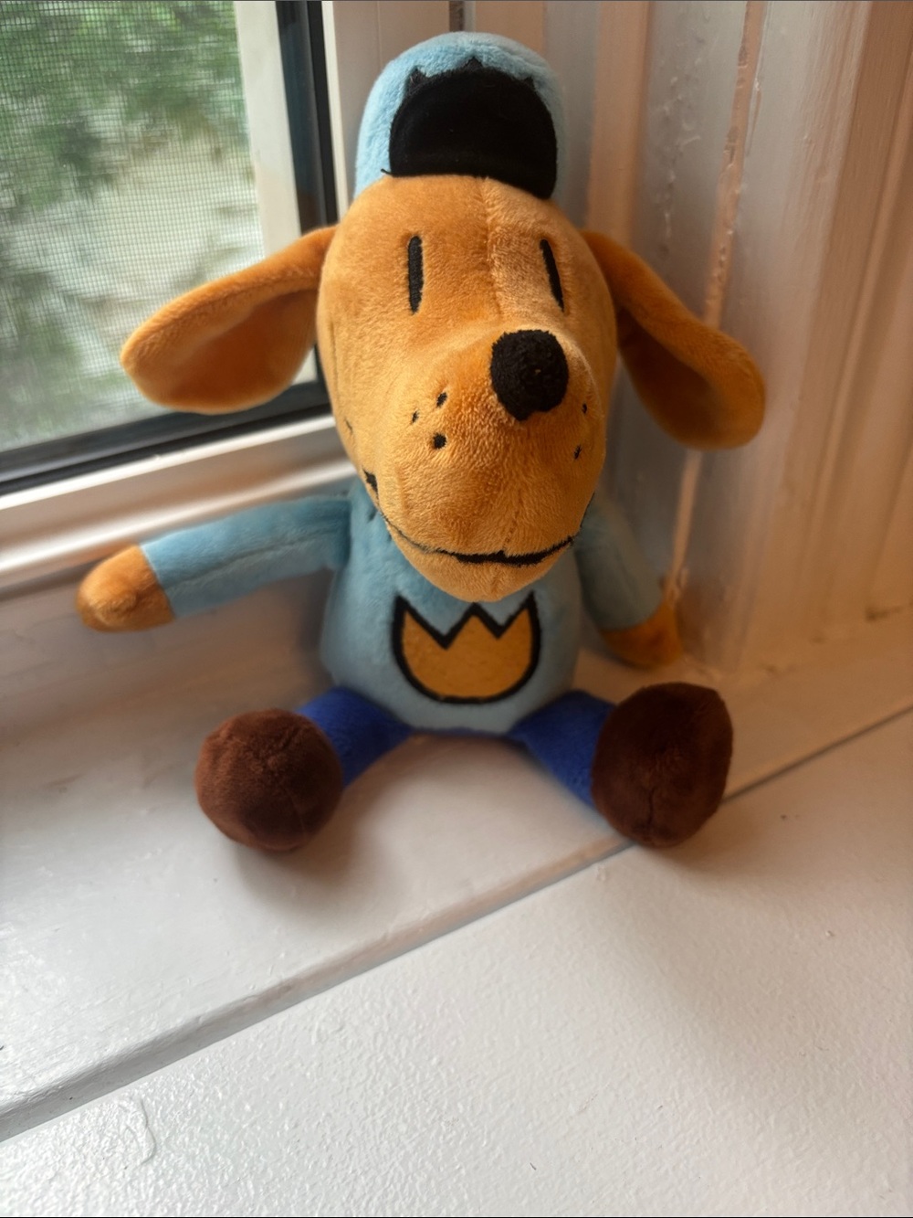 Plush Dog man character